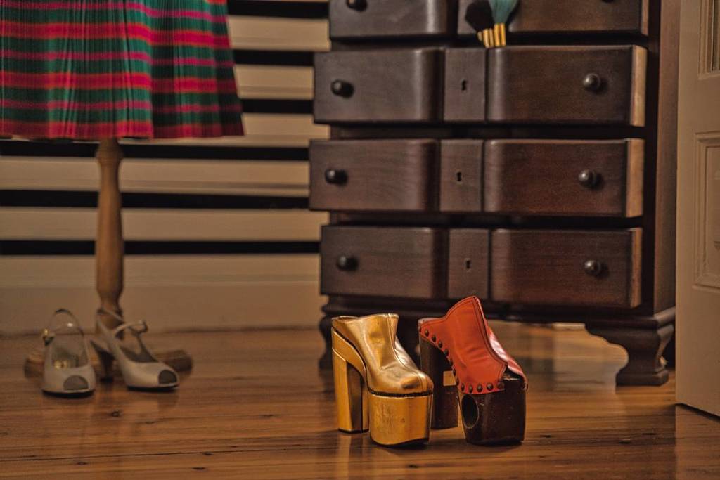 de chaussures à talons hauts à la Maison-Musée Amália Rodrigues