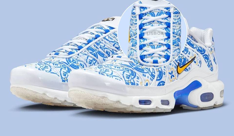 Nike s&rsquo;inspire de Lisbonne pour créer une nouvelle édition spéciale de baskets, où le bleu et le blanc sont les couleurs prédominantes.
