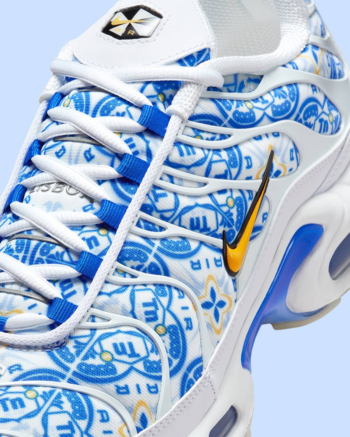 Detail of the Nike Air Max Plus Lisboa