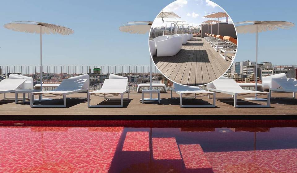 Cet hôtel de Lisbonne ouvre sa piscine rouge aux non-invités pour des matinées rafraîchissantes (et la capacité quotidienne est limitée)
