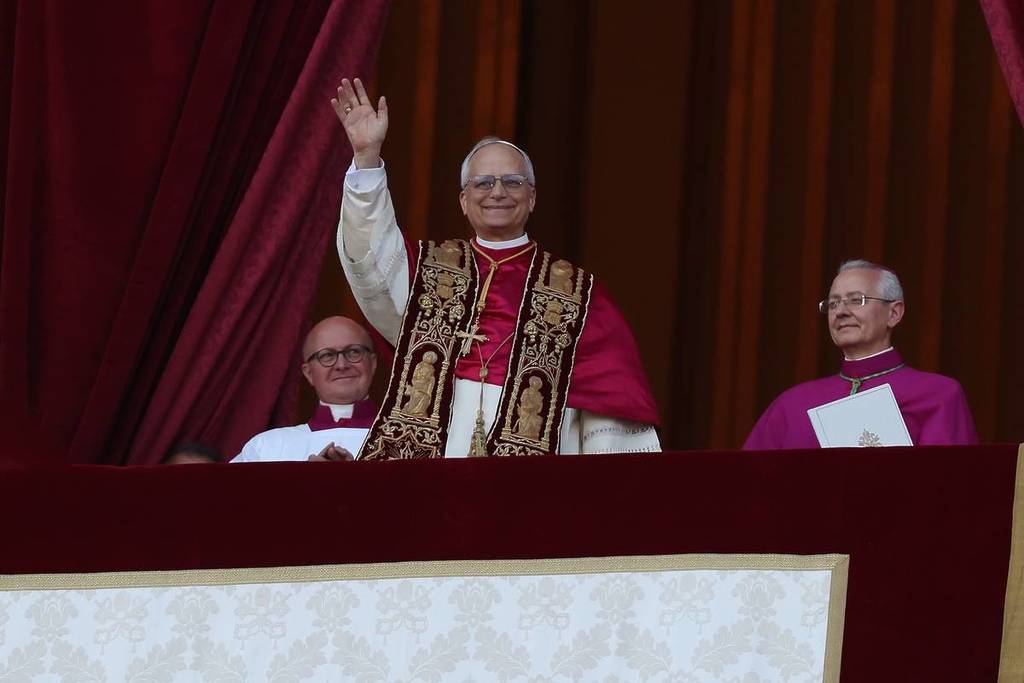 Papa Leão XIV no vaticano