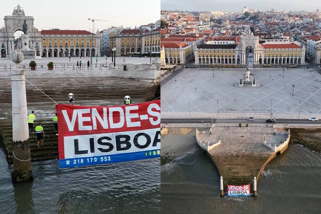 Die neue Kunstinstallation von Bordalo II hat in Lissabon eine Kontroverse ausgelöst