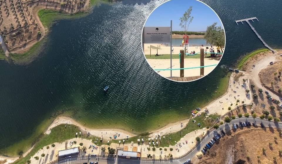 Praia Fluvial da Amieira, o paraíso de água morna e areal dourado que não para de conquistar veraneantes no Alentejo