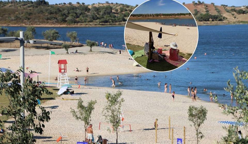 Praia Fluvial de Alqueva, tranquilidade no meio da natureza alentejana, perfeita para bons momentos de lazer em família