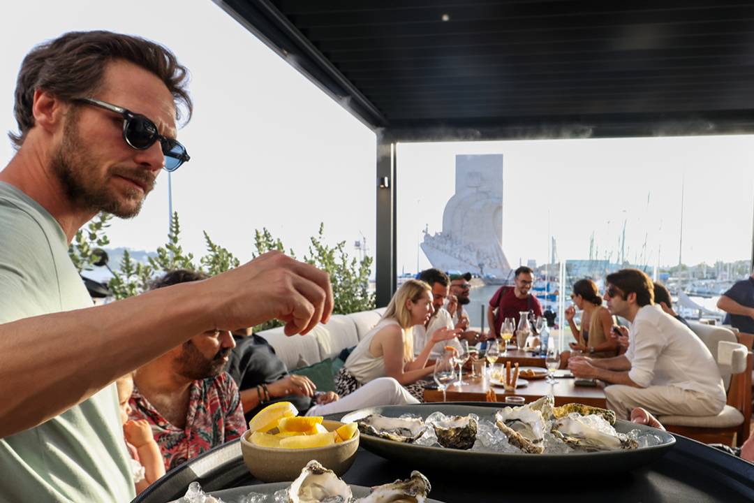 restaurantes com esplanada em lisboa, restaurante Bonança