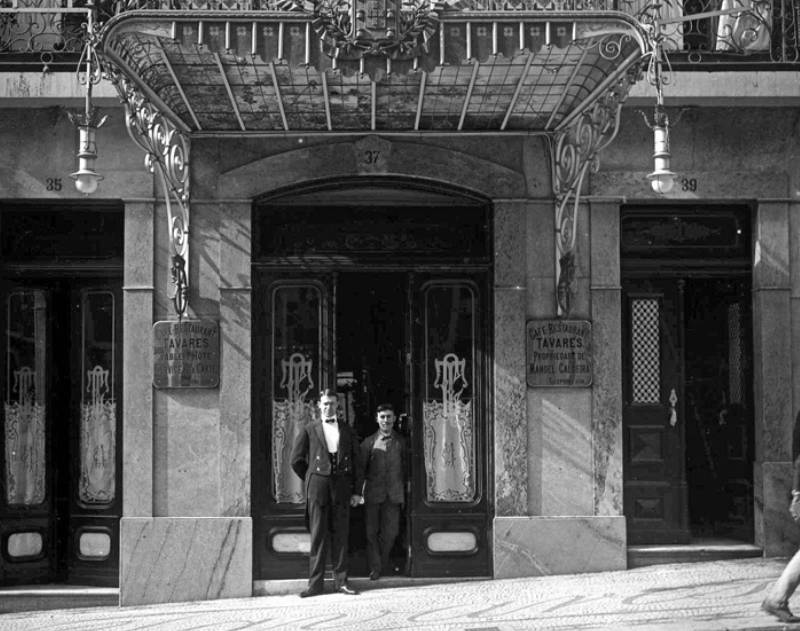 Os fundadores do restaurante Tavares, os irmãos Manuel e António Tavares