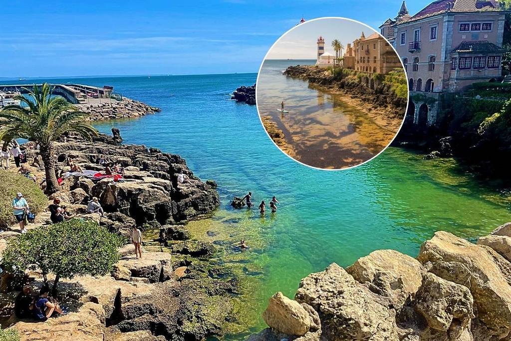 Plage de Santa Marta à Cascais