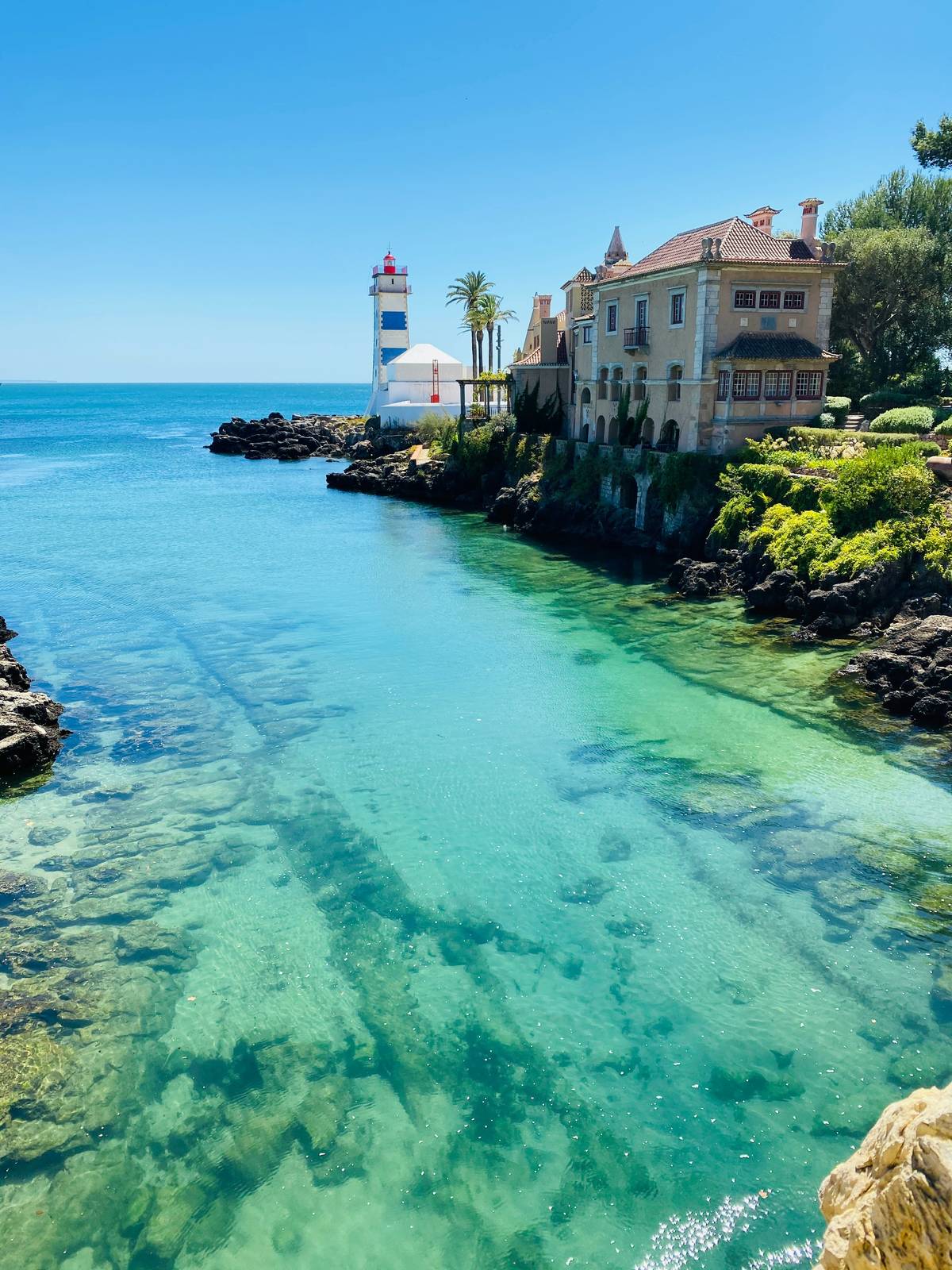 Praia de Santa Marta em Cascais