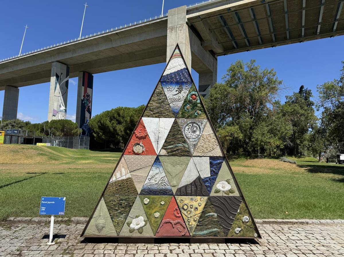 painel japonês toban no parque das nações
