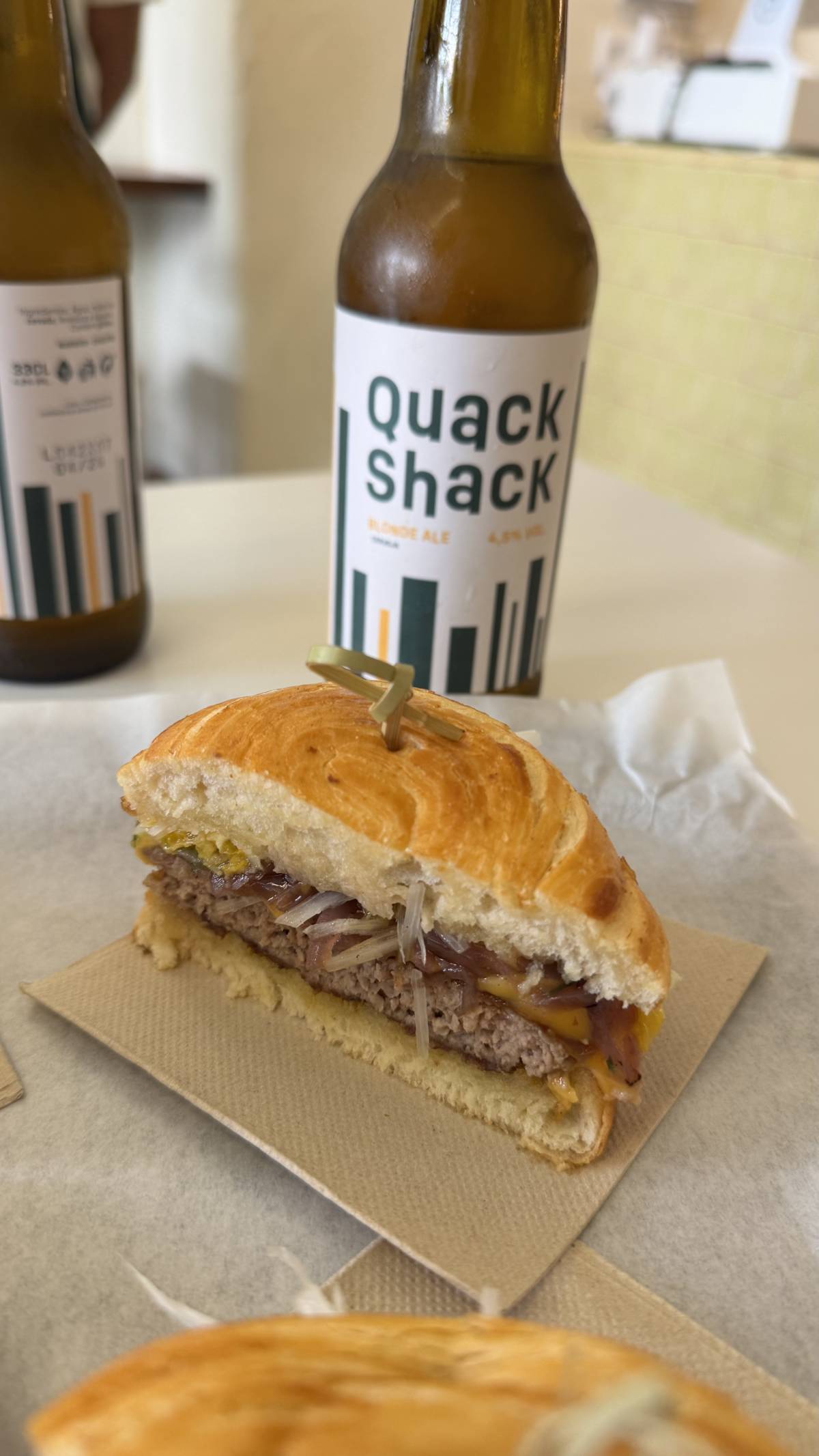 Quack Signature na hamburgueria quack shack