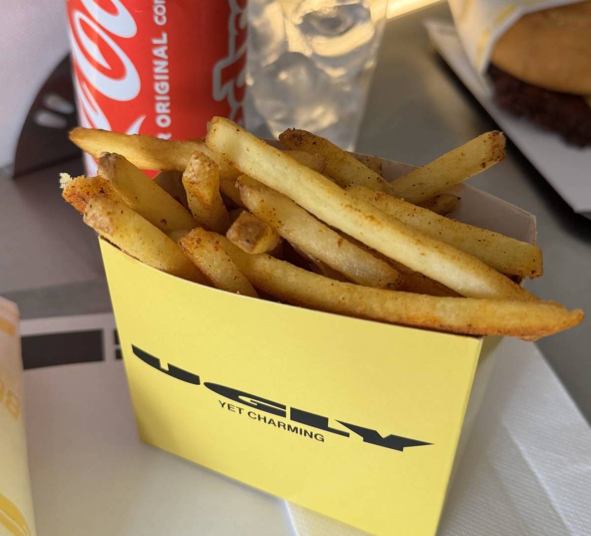 As batatas fritas Spicy