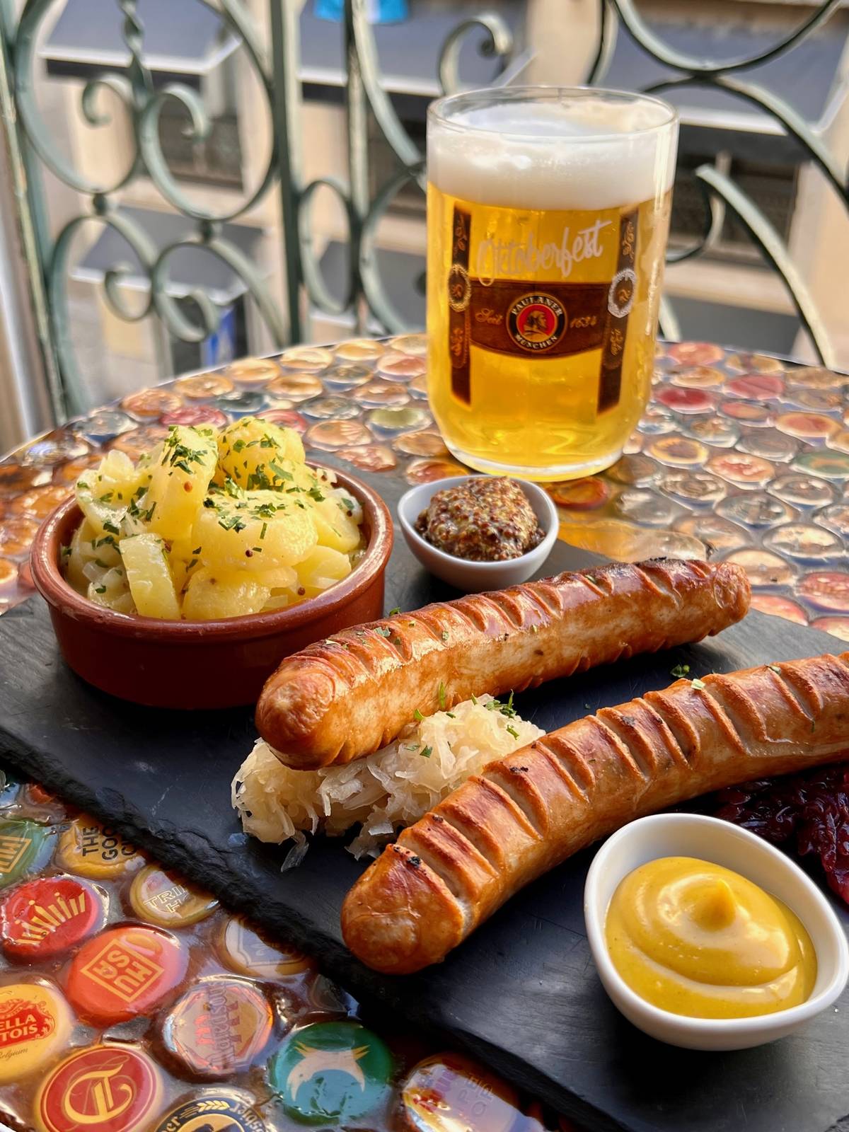 Menu at Delirium during Oktoberfest in Lisbon