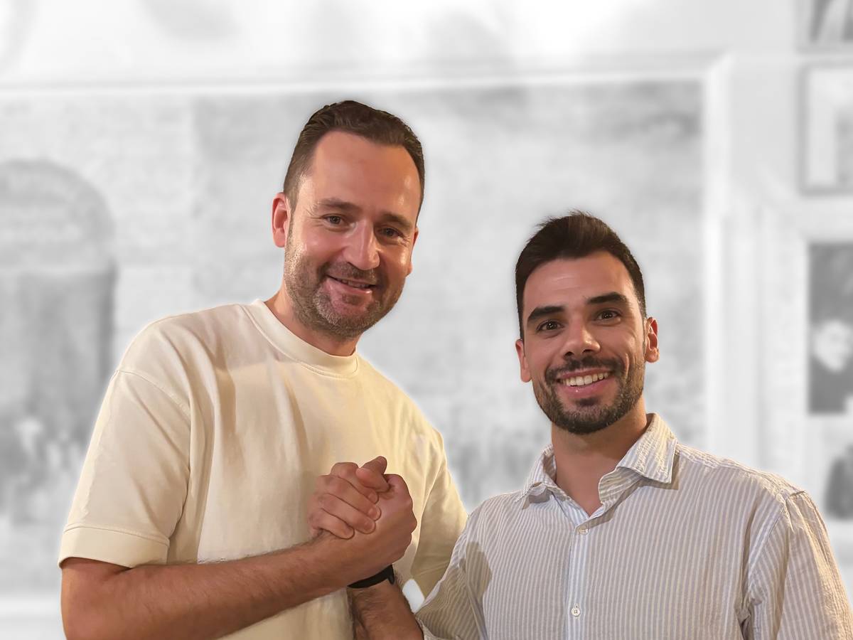 Sven Blusch, Diretor da BMW Motorrad Motorsport e o piloto de MotoGP Miguel Oliveira