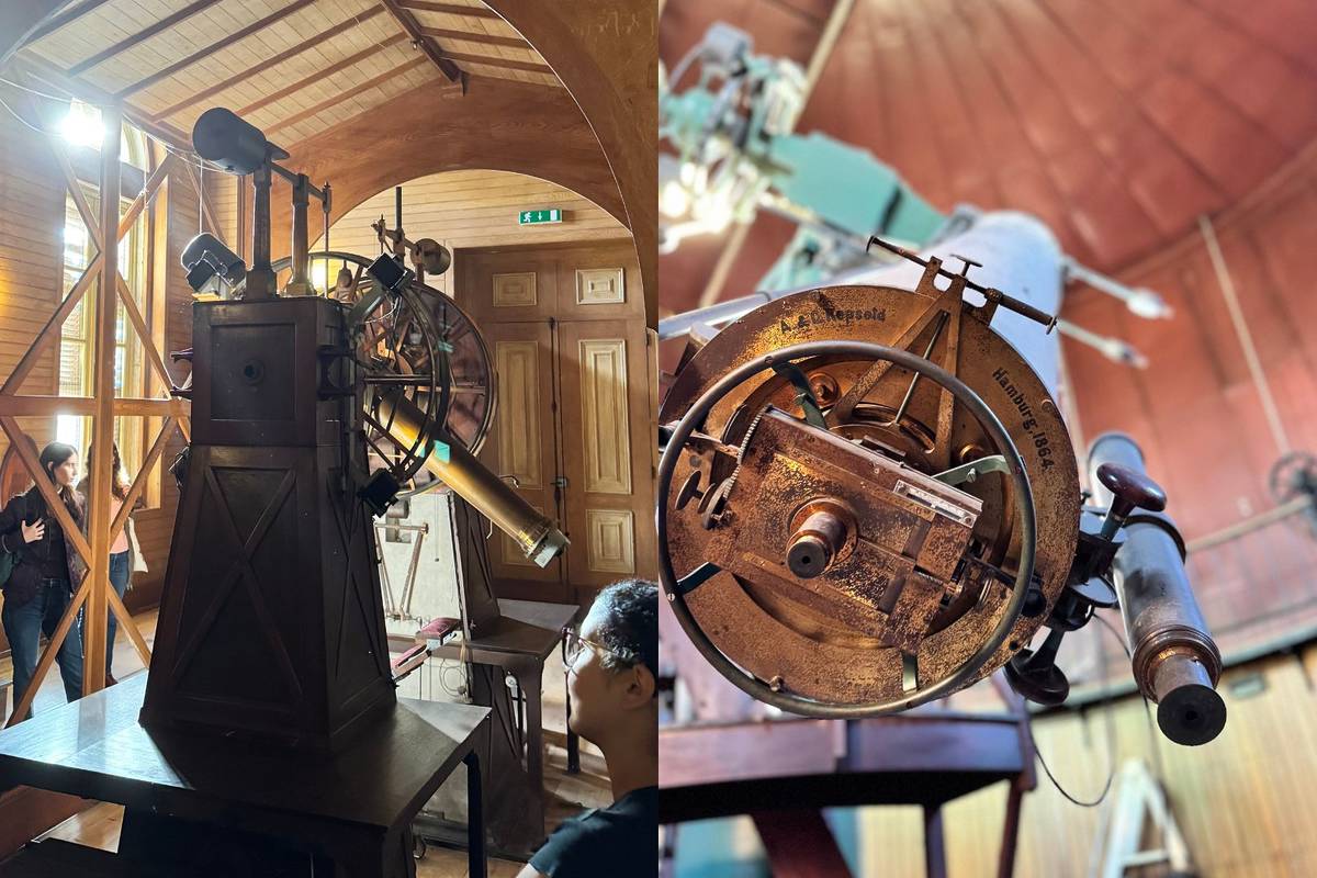 telescópios do Real Observatório Astronómico de Lisboa