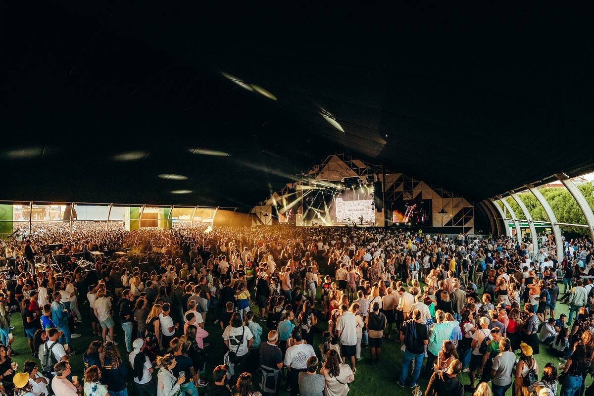 Palco Heineken no festival de música NOS Alive