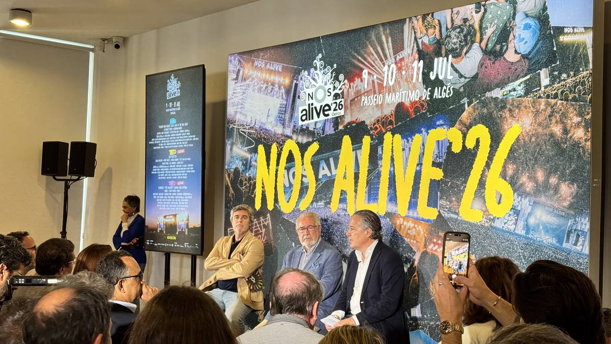 Conferência de imprensa para anunciar as últimas confirmações para o NOS Alive 2026