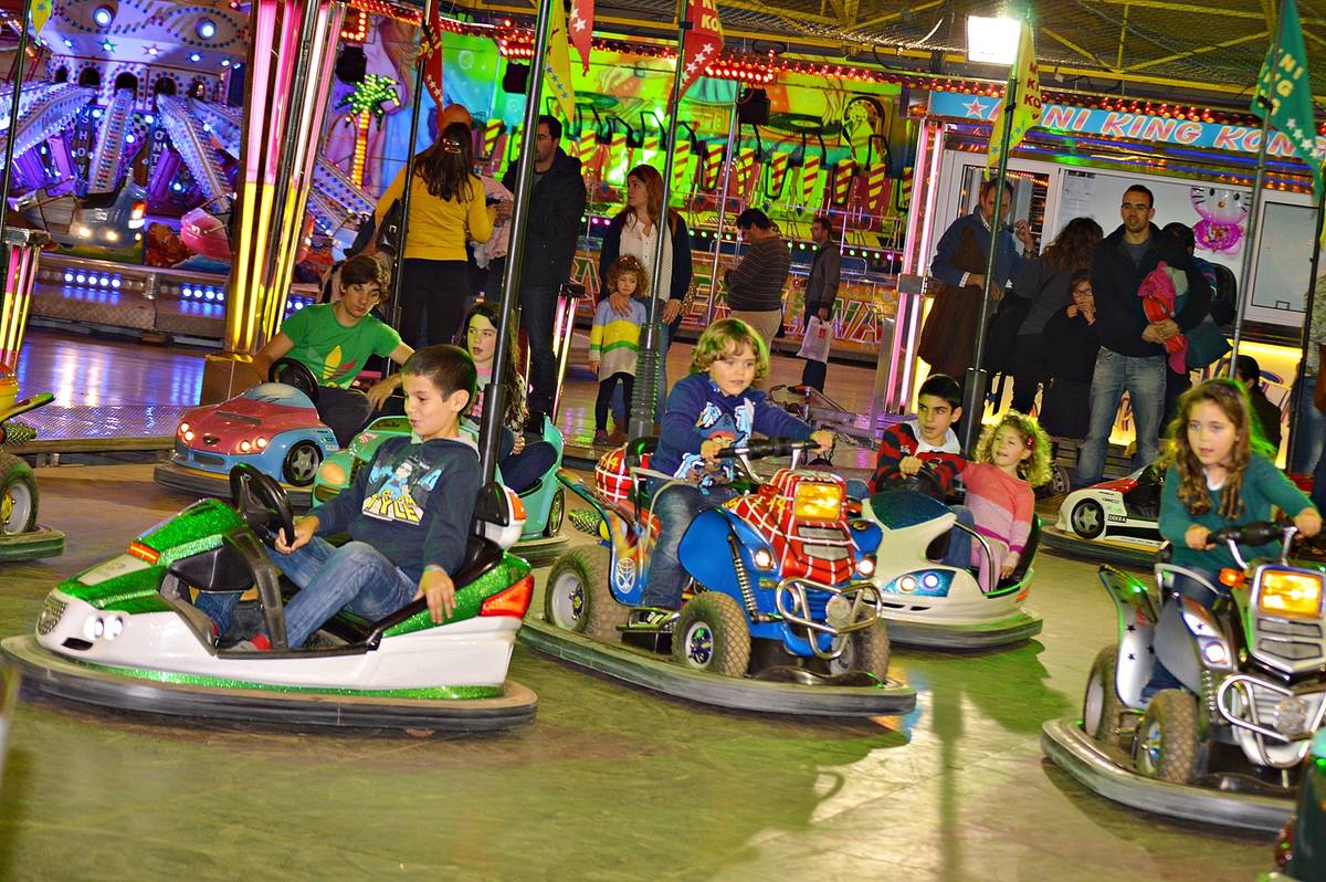 carros de choque infantis na Diverlândia