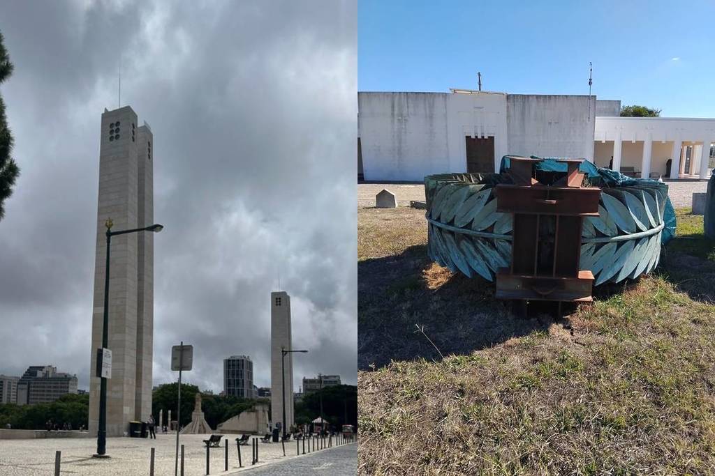 Cidadãos exigem reposição da coroa de louros no Parque Eduardo VII