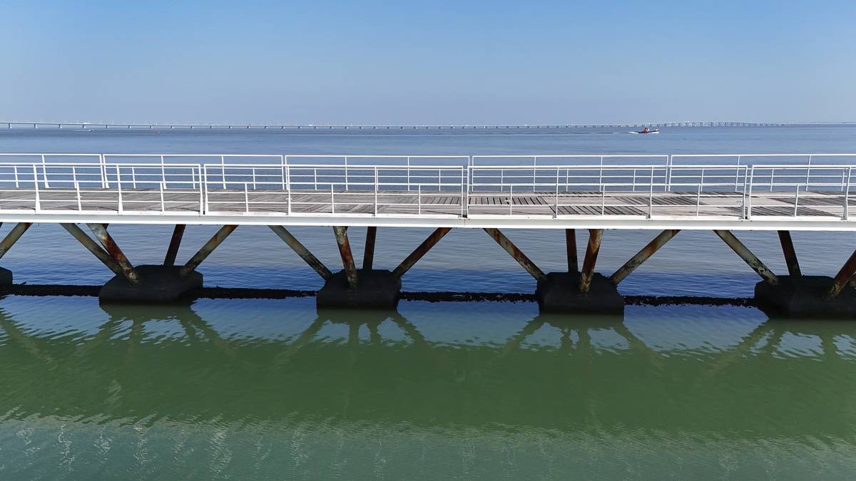 obras de requalificação do passadiço da doca no parque das nações