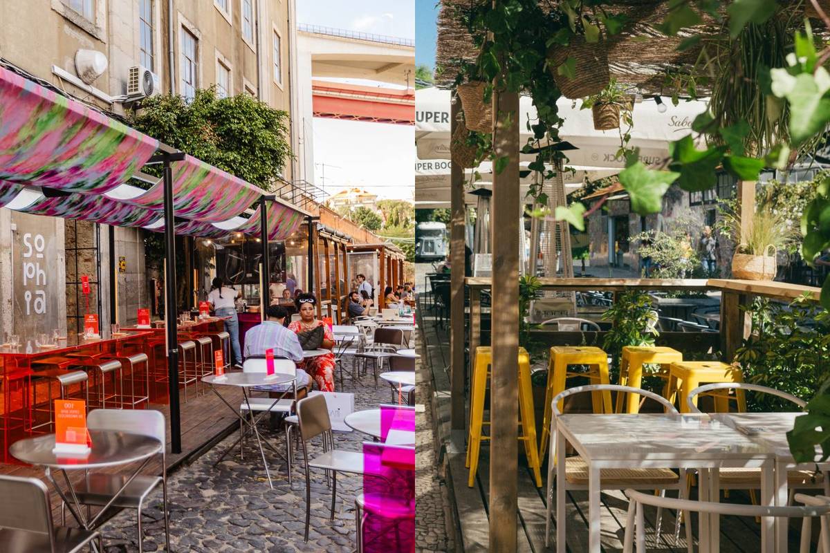 esplanadas e restaurantes no lx factory