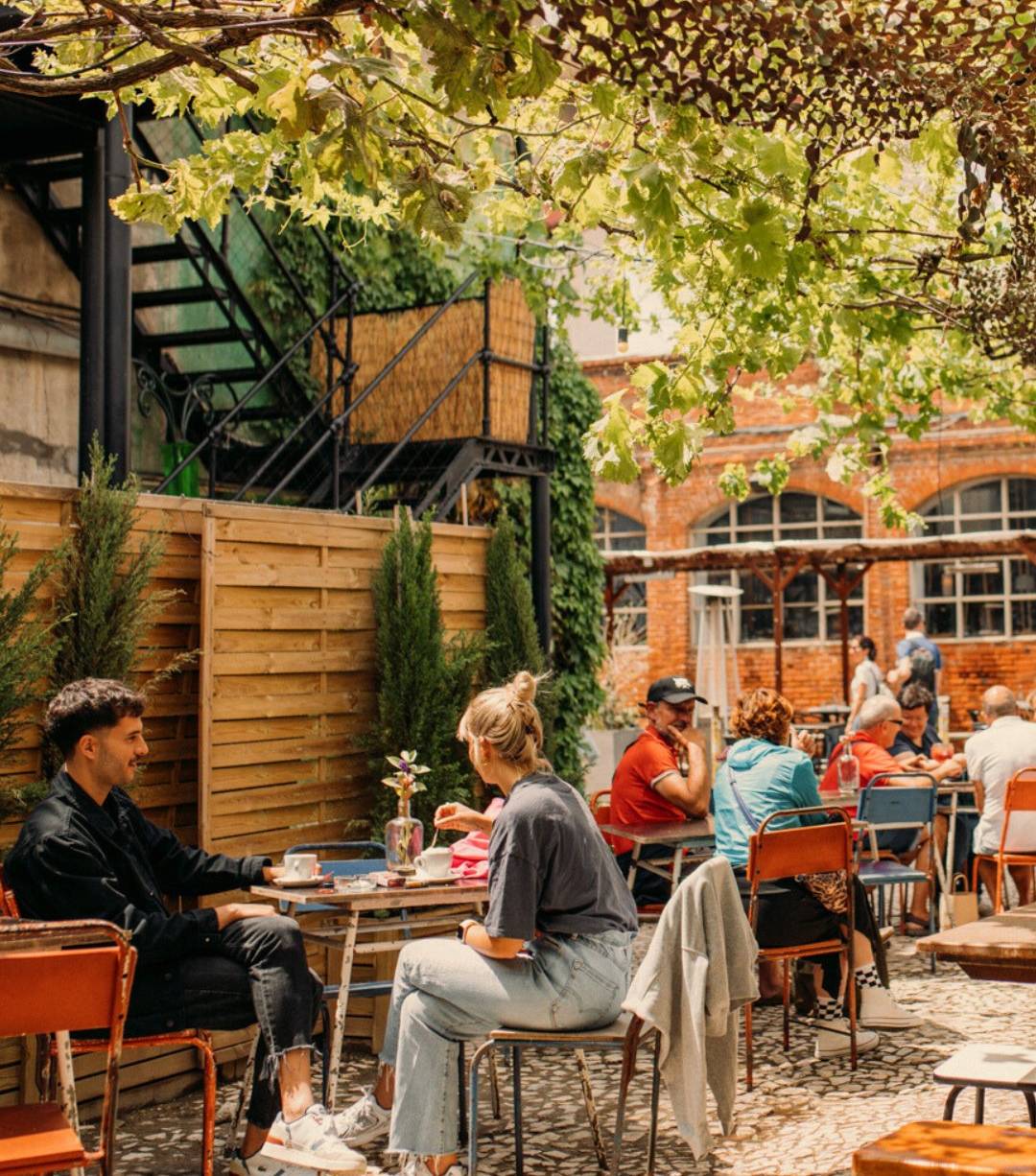 esplanada do restaurante cantina no lx factory