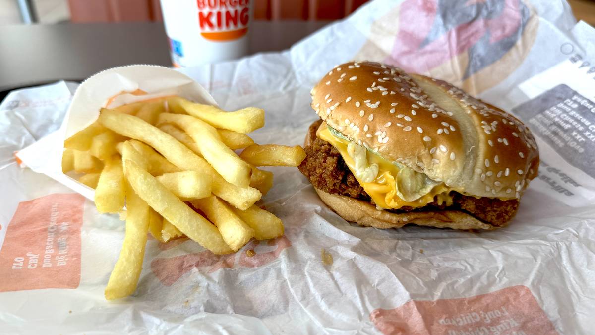 Chicken Krispper no Burger King