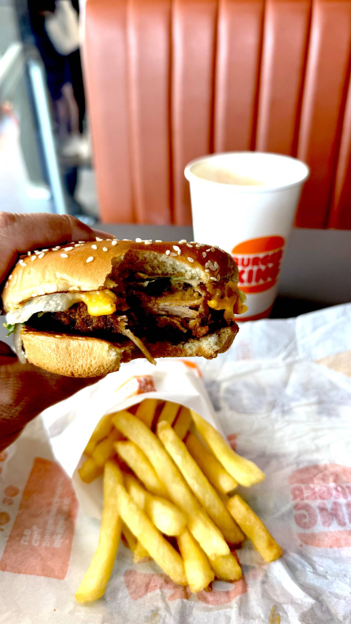 Chicken Krispper no Burger King