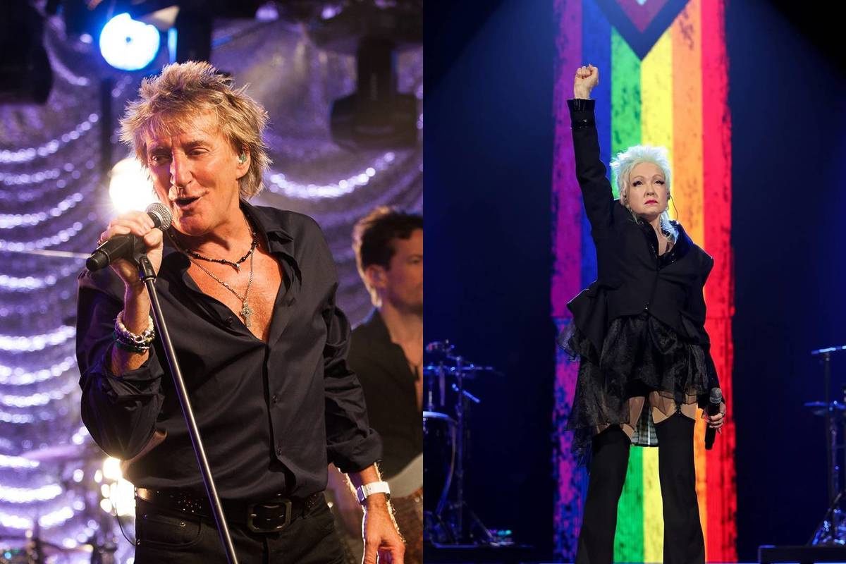 Rod Stewart e Cyndi Lauper vão atuar no Rock in RIo 2026