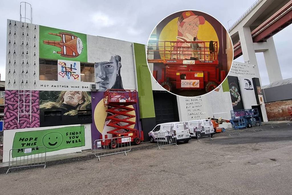 Novo mural coletivo transforma Lx Factory num retrato vivo de Lisboa