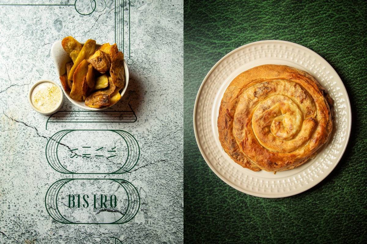 cascas + burek no bistro 100 maneiras