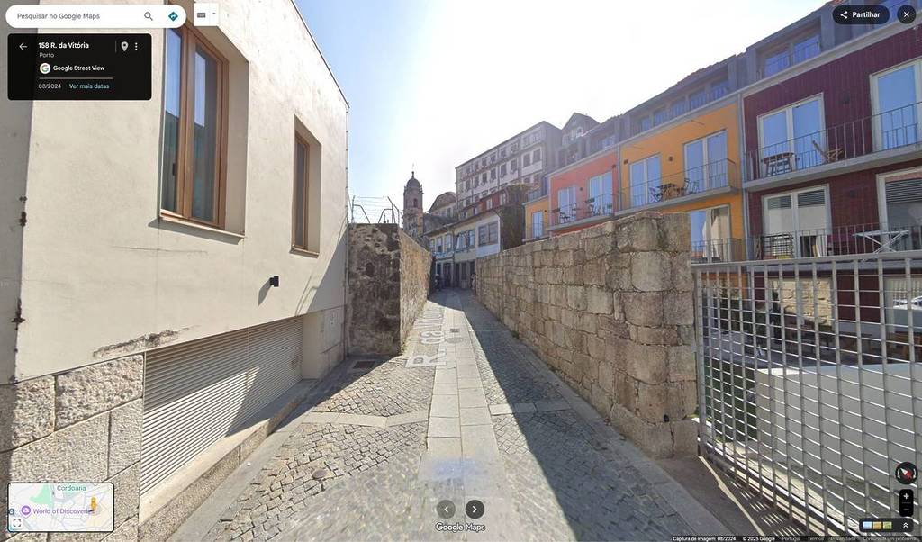 Rua da Vitória no Porto