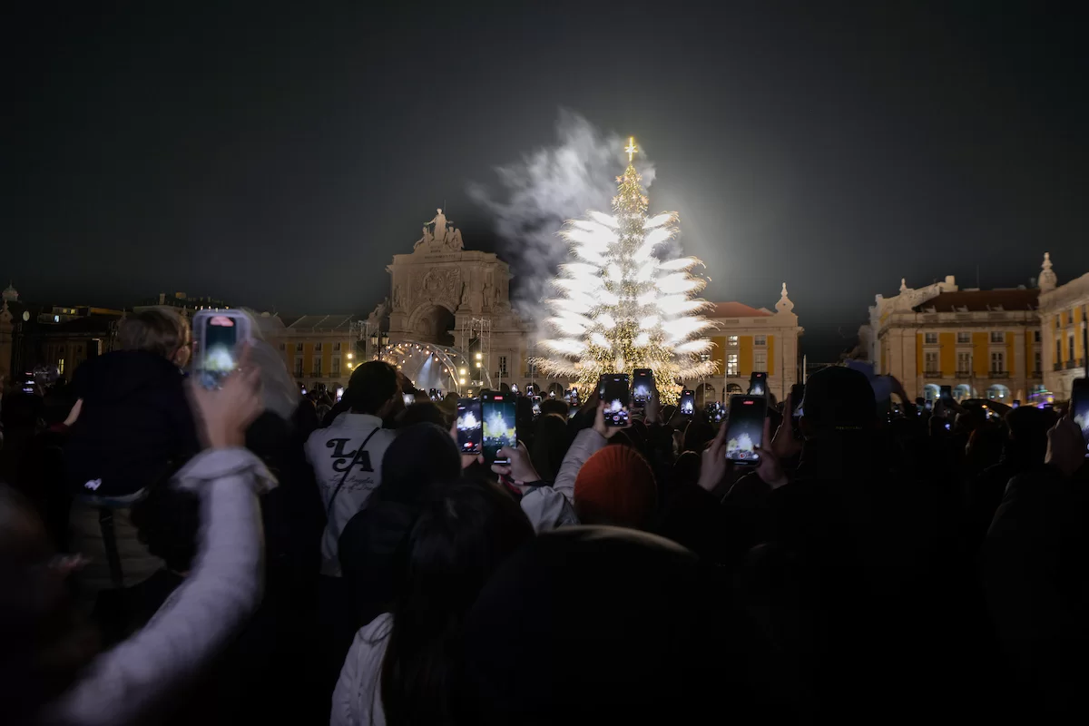 árvore de natal em lisboa