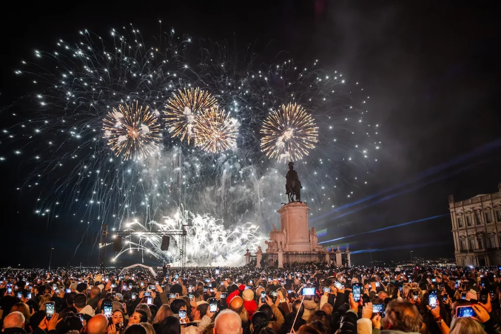 arbre de noël à lisbonne