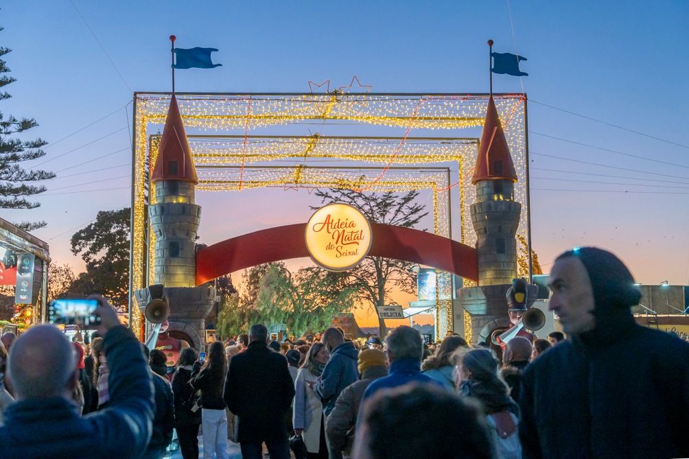 entrada para a Aldeia Natal do Seixal