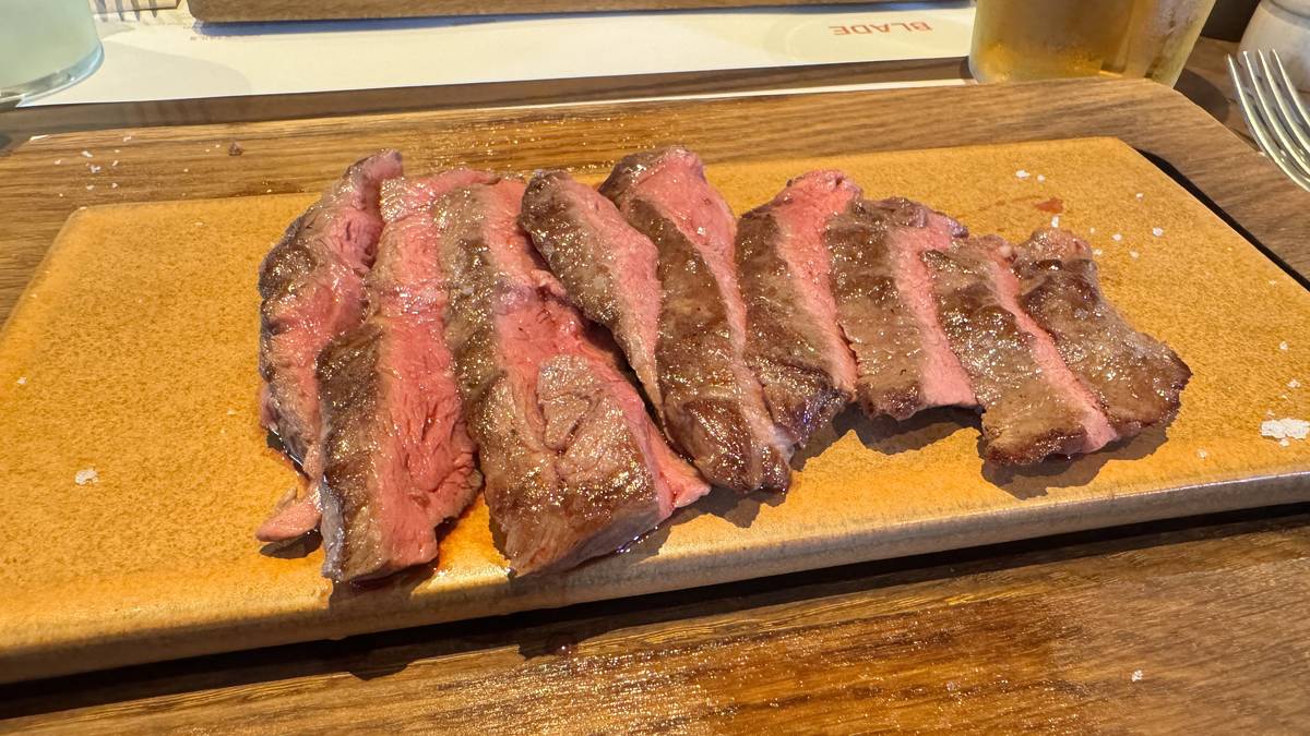 Bife BLADE no restaurante BLADE