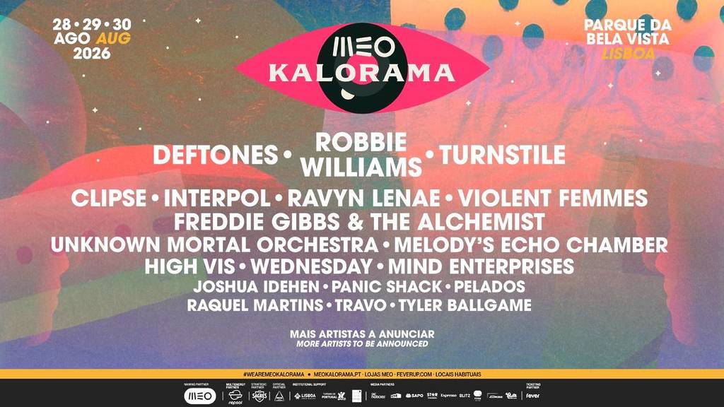 Robbie Williams e Deftones nas confirmações do MEO KALORAMA