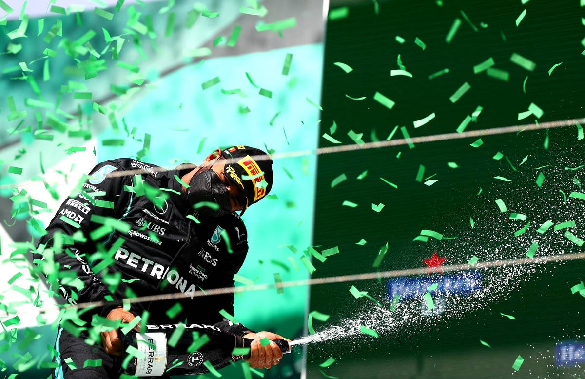 Lewis Hamilton foi um dos últimos vencedores do Grande Prémio de Formula 1 de Portugal, em 2020 e 2021