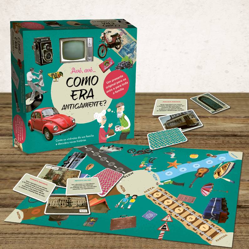 jogo de tabuleiro Como Era Antigamente?