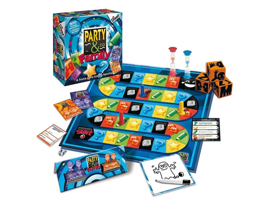 jogo de tabuleiro Party & Co Family