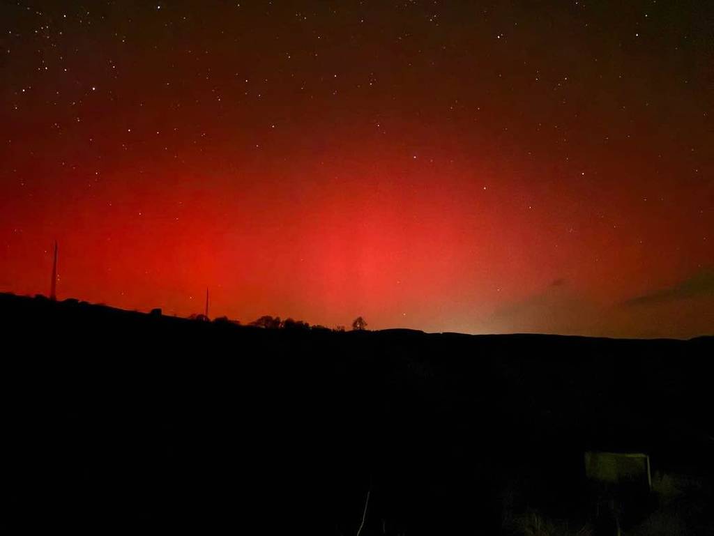 Auroras boreais registadas em Portugal