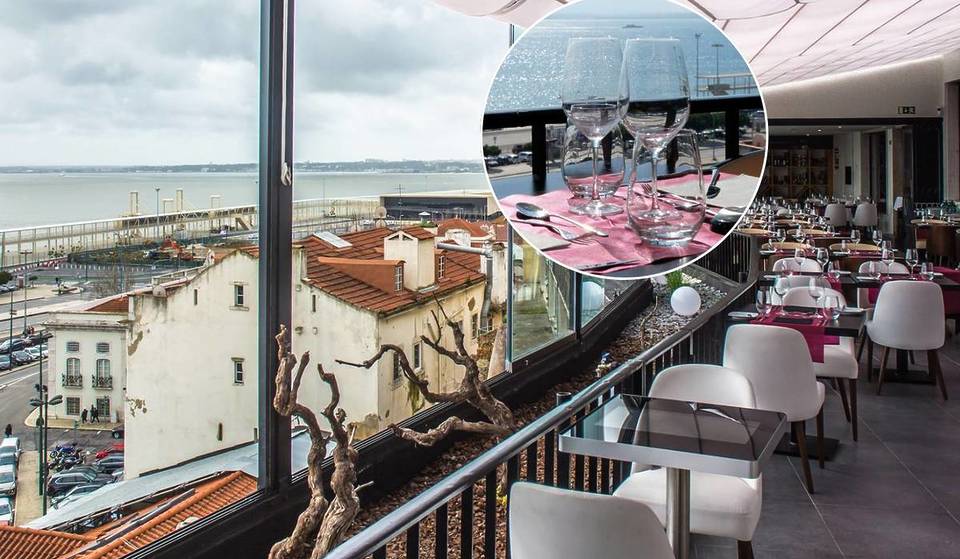 This historic restaurant “hidden” in Lisbon has an Executive Menu for €25, with the Tagus River as a backdrop.