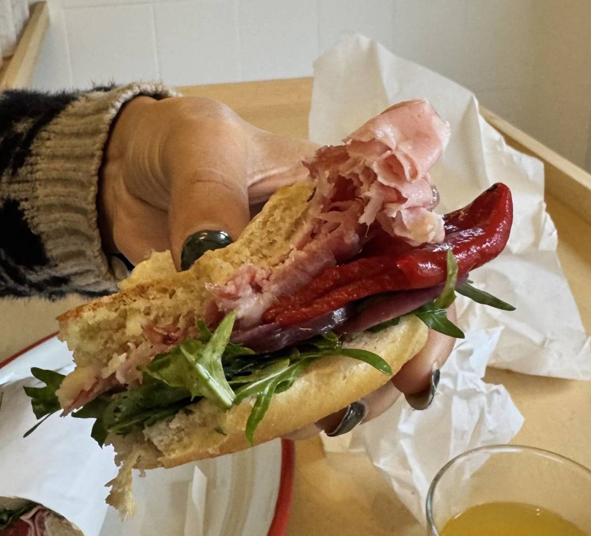 experiência de sandes no Tempo Deli