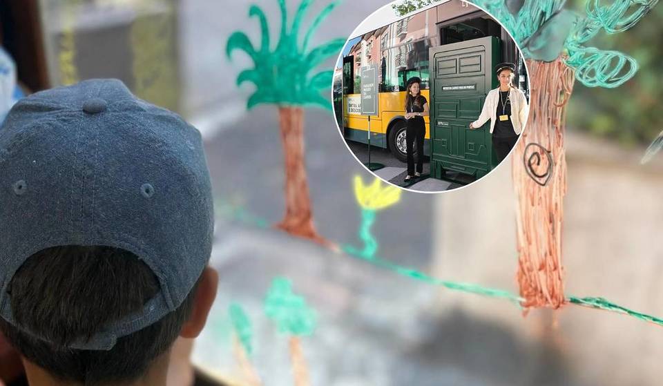 El autobús más «joven» de la colección histórica de Carris se ha convertido en un museo itinerante: y tú puedes recibirlo en tu barrio.