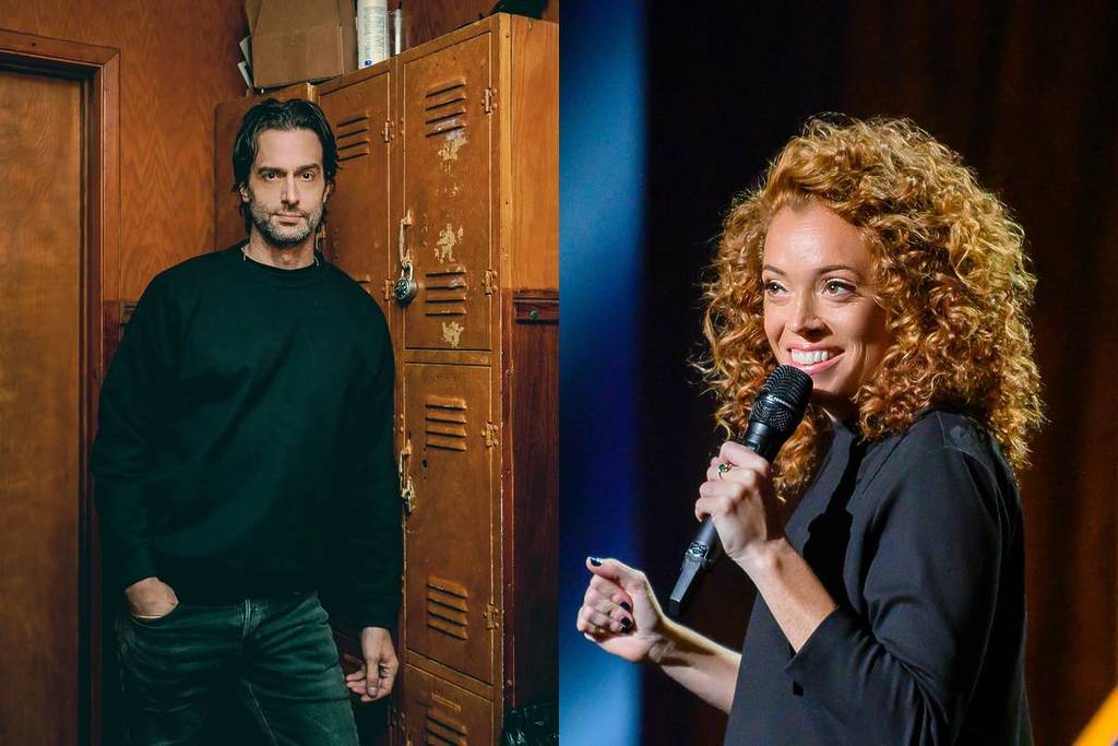 Chris D'Elia and Michelle Wolf at the Worten Mock Fest in Lisbon