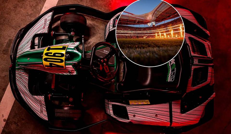 Já podes entrar nos balneários e pilotar um kart dentro do Estádio da Luz: contamos-te como garantir um lugar na grelha de partida