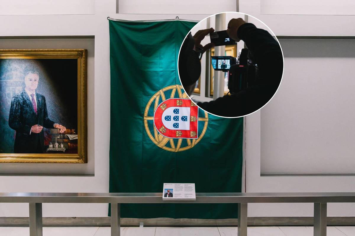 El retrato oficial del presidente de la República Marcelo Rebelo de ...