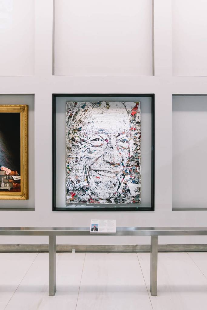 El retrato oficial del presidente de la República Marcelo Rebelo de ...