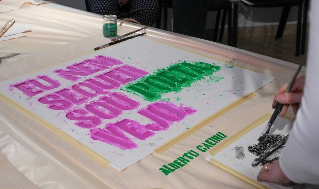 Make Your Own Flag Workshop at the Poetry Book Fair