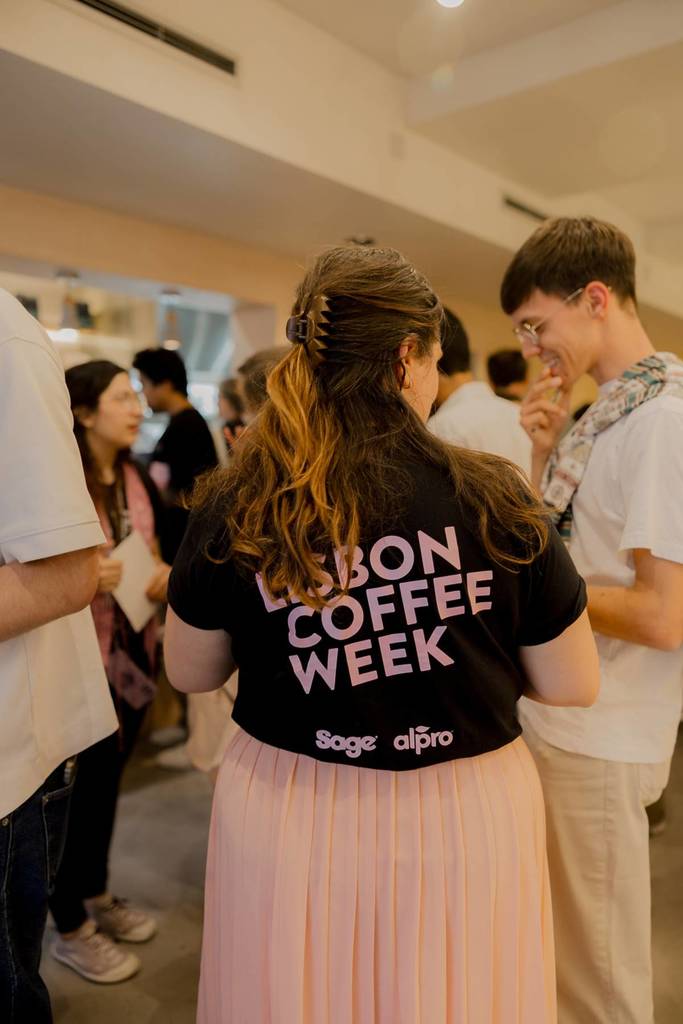 persone al festival del caffè Lisbon Coffee Week