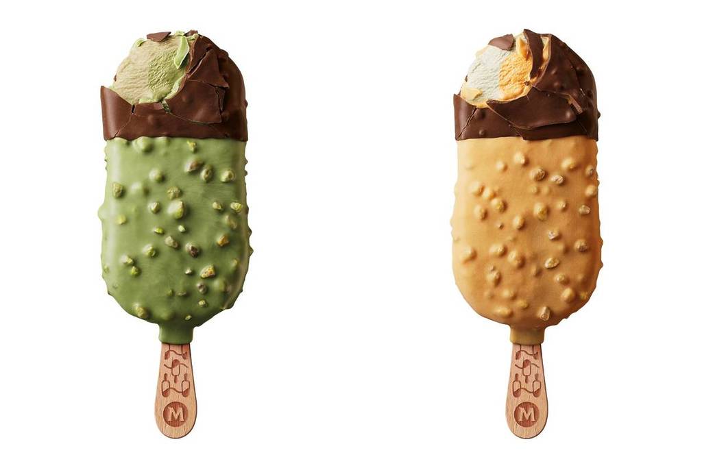 Gelados da Olá Magnum Pistaccio + Magnum Pêssego